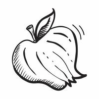 Apple icon with copy space on a gray background concept as A image of an apple icon with ample copy space on a gray background ideal for healthy eating and nutrition themed Cleans vector