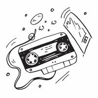 Analog Phone with Obsolete Certificate and Rotary Dial concept as An analog phone with an obsolete certificate and rotary dial set against a whimsical background offering ample spa Cleans Set 2 vector