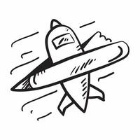Airplane icon with copy space on a blue background concept as A image of an airplane icon with ample copy space on a blue background ideal for travel and aviation themed vis Cleans Set 2 vector
