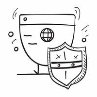 2D as VPN Virtual Private Network icon with a shield and network symbol concept as illustration of a VPN icon with a shield and network symbol highlighting the import Cleans vector