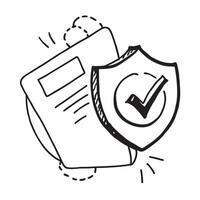 2D as Shield with a checkmark symbolizing verified security concept as illustration of a shield with a checkmark symbolizing verified security indicating a systems co Cleans vector