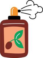 A flat icon of air freshener spray vector