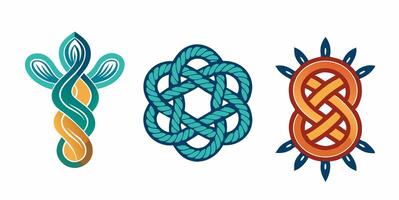 Three different designs of knots vector