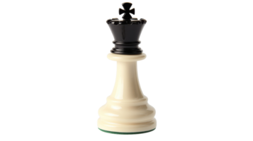 A classic white and black chessboard piece, perfect for showcasing strategic gameplay and enhancing chess-related designs in various projects, including educational materials and game promotions.. png