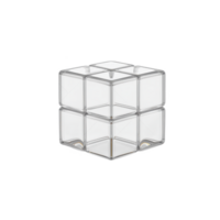 A transparent cube puzzle for stimulating brain and enhancing logical thinking skills. png