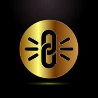 Durable icon, Durable logo badge for product design element. Gold color style vector