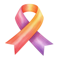 Awareness ribbon symbolizing hope transparent background graphic design creative environment artistic viewpoint unity concept png
