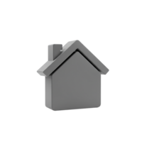 Home icon design digital space graphic element minimalist style isolated view modern concept for user interface png