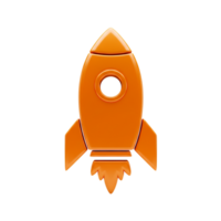 Rocket launch event space graphic design digital environment eye-level view innovation concept png