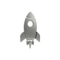 Rocket launch event space center digital illustration futuristic environment aerial view exploration concept png