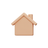 Stylish home icon modern design graphic element minimalist environment straight view home concept for digital use png