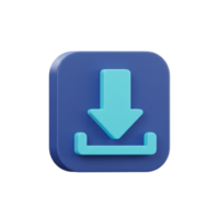 Download icon action digital workspace graphic design modern environment close-up view user interface concept png