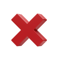 Red cross symbol representing error or omission digital space graphic design abstract environment front view visual communication png