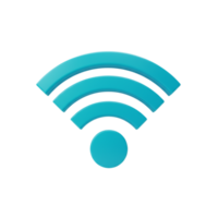 Wifi signal strength indicator digital communication graphic design modern technology flat view connectivity concept png