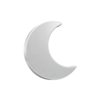 Elegant crescent moon pendant jewelry display product photography studio environment close-up view captivating design png