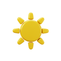 Bright sunshine icon digital design graphic creation studio environment minimalist view cheerful concept for web use png