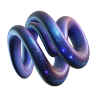 Cosmic Nebula 3D Render Abstract Background Image png