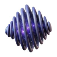 Cosmic Spiral A 3D Abstract Background Illustration of a Galaxy Within a Swirling Nebula png