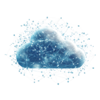 Abstract Cloud Computing Network Visualization png