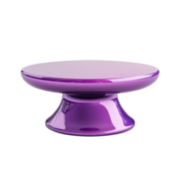 Polished Purple Modern Side Table Design png