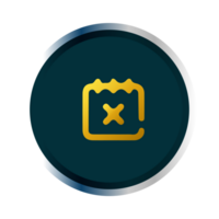 A calendar icon with a cross on it png