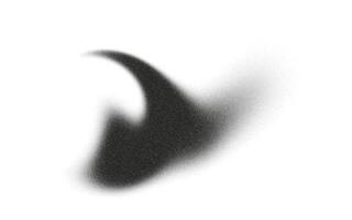 Creative abstract composition with a magnificent blurry spot, which is combined with soft noise textures, creating an exciting visual experience. vector