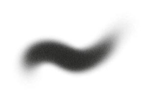 Abstract representation of noise with smooth blur on a white isolated background. vector