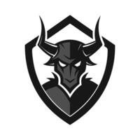 shield with wings and shield vector