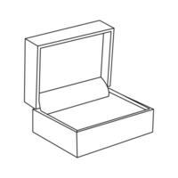 Versatile Outline Box Three Simple vector