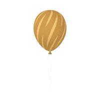 A balloon with a striped design on it vector