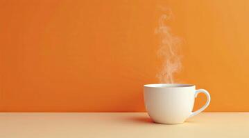Menu Background on Orange photo