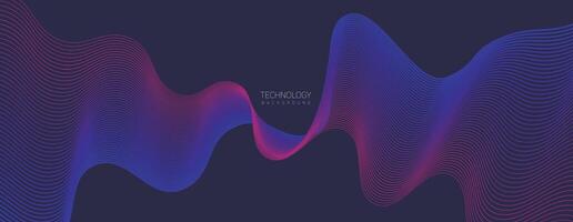 abstract background with wave pattern vector