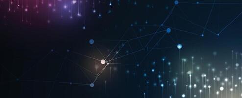 abstract network background with connected dots and lines vector