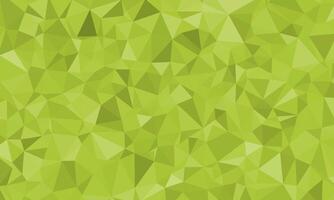 Background with triangle shape pattern texture. Modern mosaic illusion concept design on olive green color vector