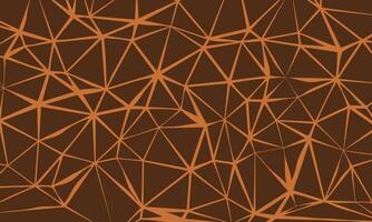 Abstract dark brown geometric and triangle patterns for background for display vector