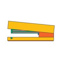 Illustration staples retro unique design vector