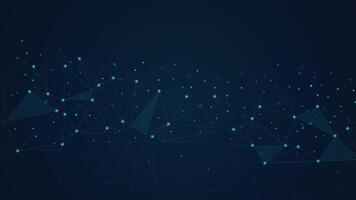 Technology triangle background, Technology Network Background. vector