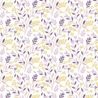 intricate floral pattern with botanical motifs wildflowers and tropical elements for fashion prints textiles wallpaper wrapping and fabric design with abstract textures vector