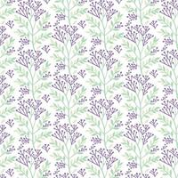 elegant all over floral pattern with tropical botanical motifs and wildflower designs for fashion prints textile wallpaper wrapping and fabric patterns vector