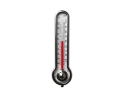 Thermometer Reading A Close-Up of a Classic Thermometer Displaying a Temperature png