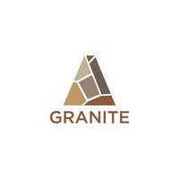 triangular shape composed of various shades vector