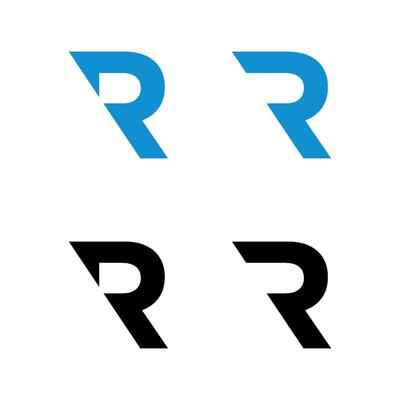 Set R Letter Logo Template Illustration Design. EPS 10.