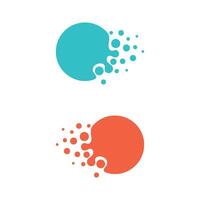 Spread Dots Circle Logo Template Illustration Design Illustration Design. EPS 10. vector