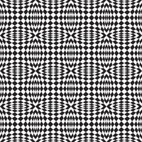 Monochrome Optical Wave Repeat Pattern Wallpaper Background vector