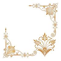 Ornament design elements on a white background vector