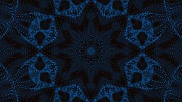 symmetrical patterns,VJ fractal kaleidoscope seamless loop animation. video
