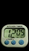 Time lapse of a kitchen clock timer countdown to zero. video