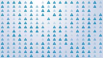 Warning Sign Icon Pattern Background Loop video