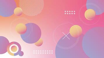 Geometric Shape Movement Animation in Abstract Background video