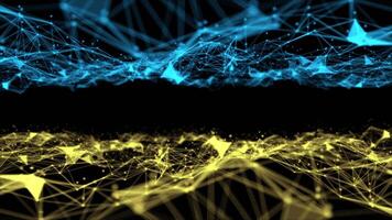 Plexus structure evolving in organic motion, 4k footage, not video